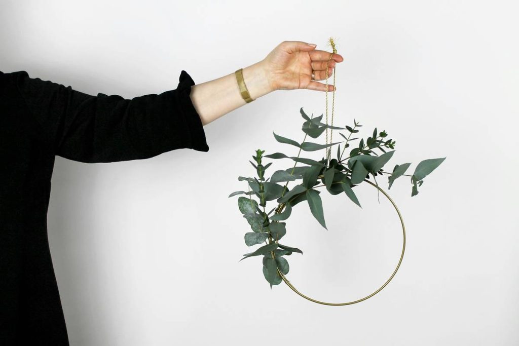 Mockup Eucalyptus wreath